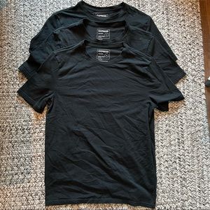 Express 3 Pack Slim Stretch Crew Neck T-Shirts